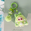 Cute Flocked Mini Doll Keychain Bag Charm