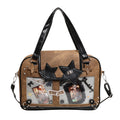 Star Decor Denim Ita Crossbody Handbag
