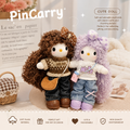 Long Leg KT Cat Plush Bag Charm - Denim Series
