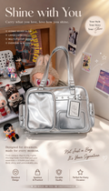 Holographic 3-Way Convertible Ita Bag | Large Capacity Display Handbag